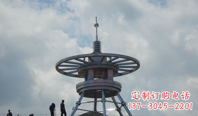 绵阳不锈钢避雷针雕塑——安全守护者