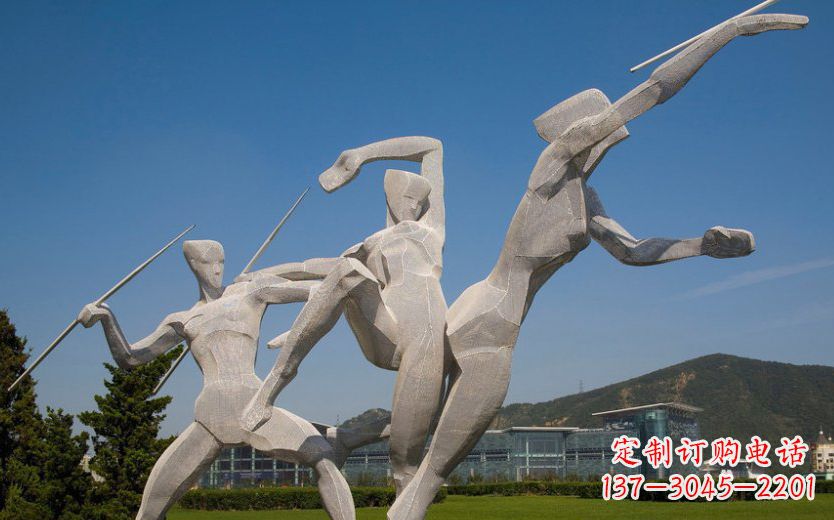 绵阳不锈钢标枪雕塑一种新型的艺术形式