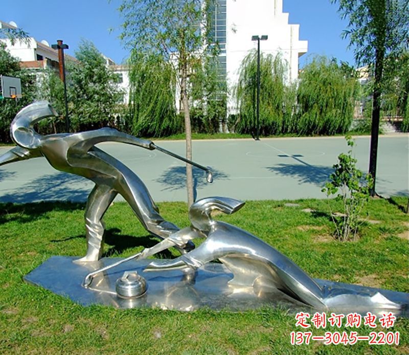 绵阳不锈钢冰壶雕塑艺术与实用的完美结合