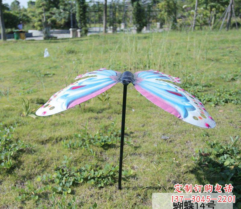 绵阳不锈钢彩色蝴蝶雕塑艺术之美