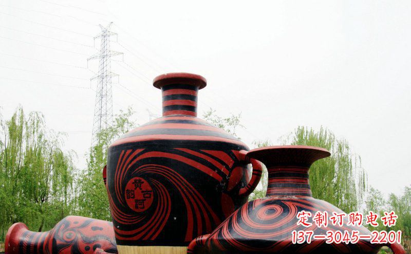 绵阳不锈钢彩色花盆雕塑让空间更加精致