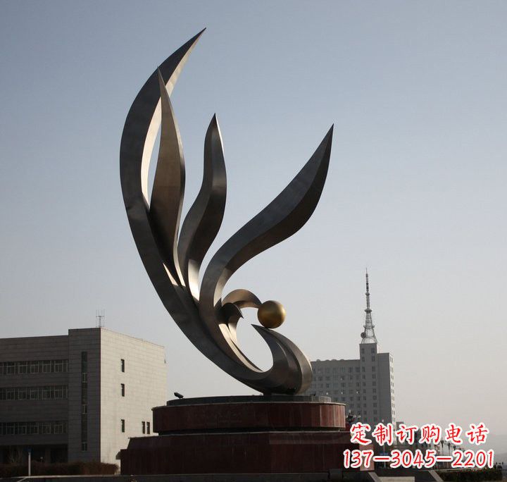 绵阳不锈钢凤凰雕塑传承凤凰文化的艺术精品