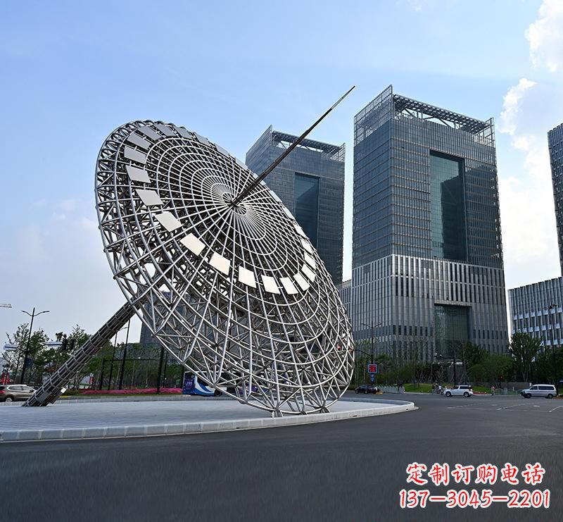 绵阳不锈钢城市璀璨的摩天轮雕塑