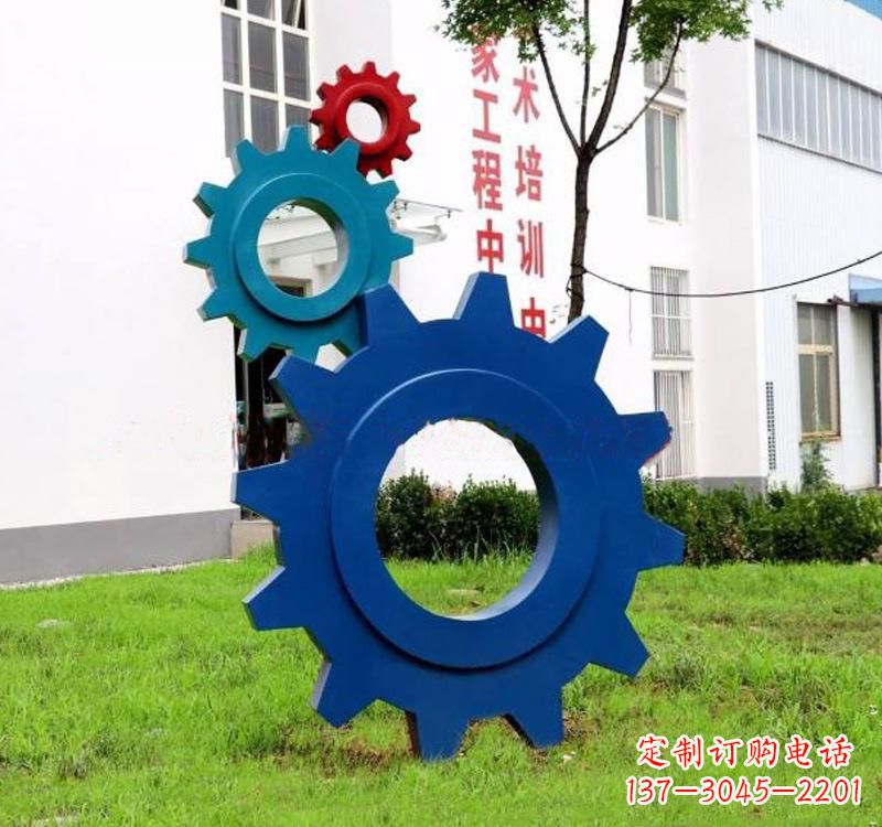 绵阳不锈钢齿轮雕塑创新艺术的结晶