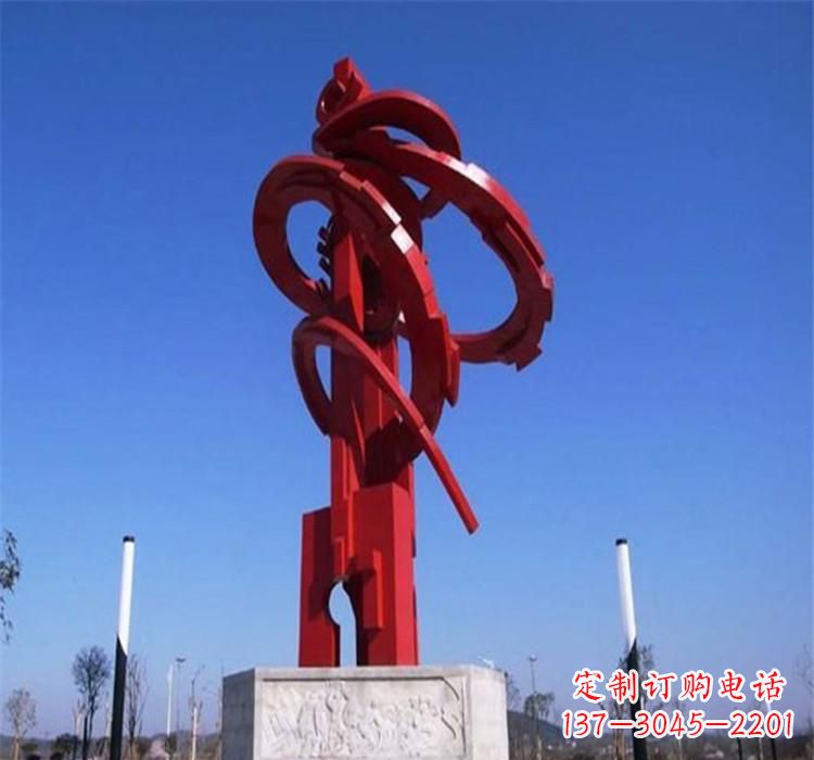 绵阳不锈钢齿轮雕塑把技术艺术完美结合