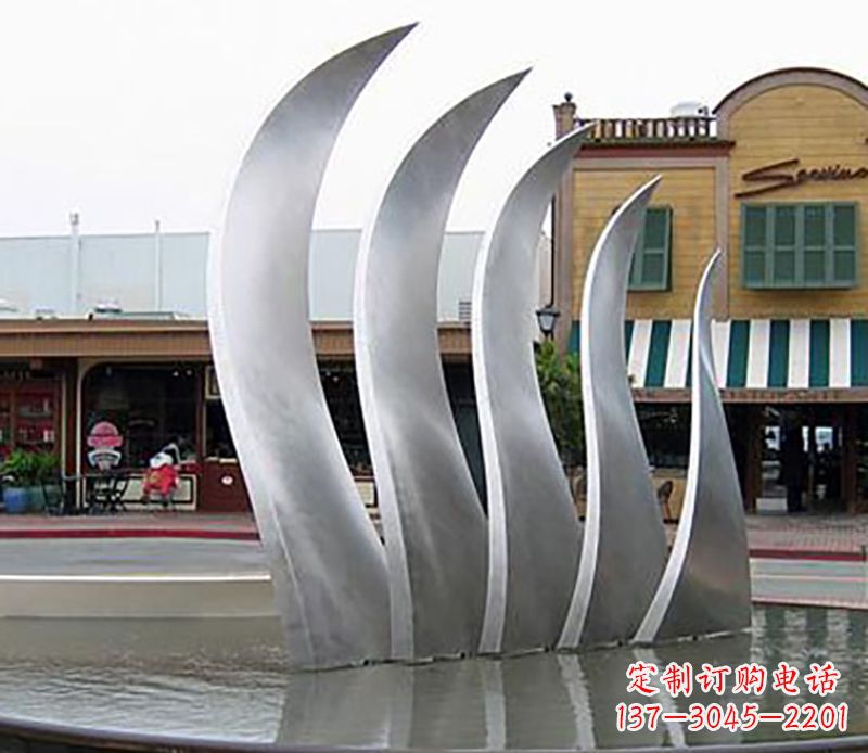 绵阳不锈钢翅膀雕塑给空中带来力量与美丽
