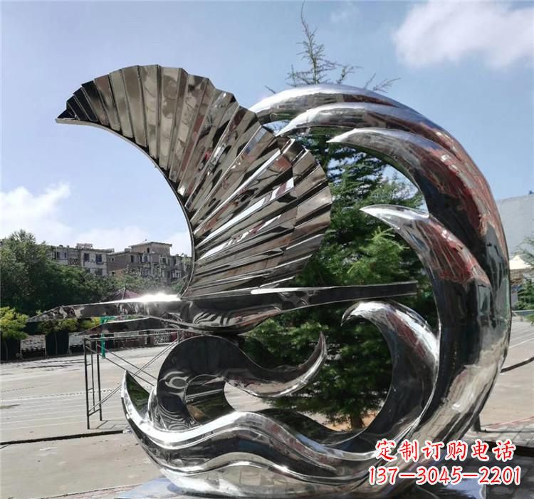 绵阳不锈钢翅膀雕塑艺术之羽