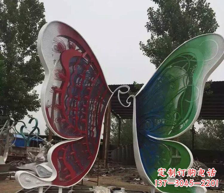 绵阳不锈钢蝴蝶公园动物雕塑