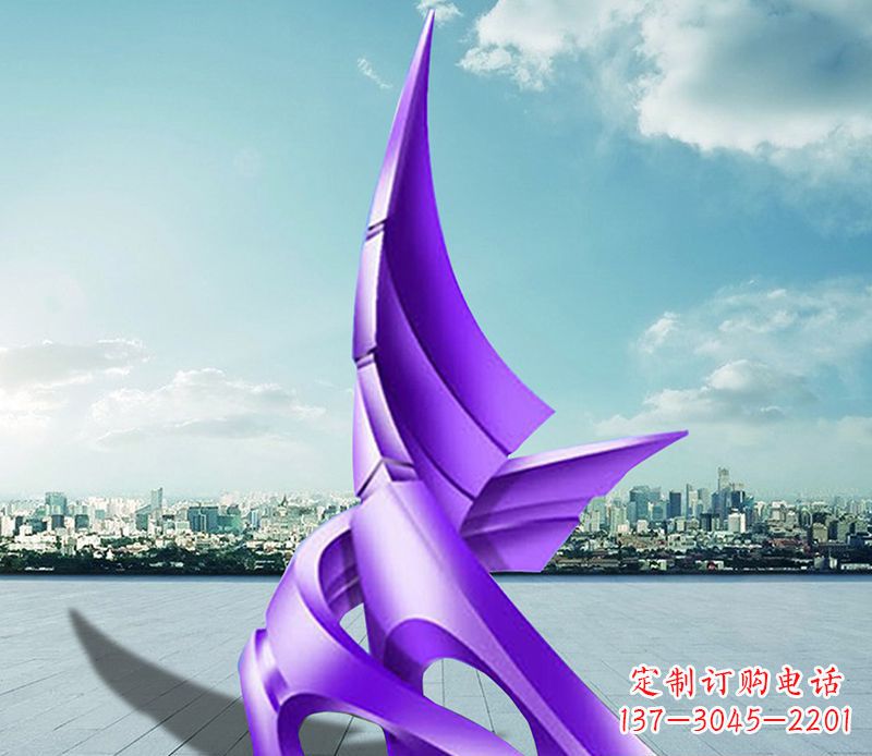 绵阳不锈钢船帆雕塑静谧的海洋美景