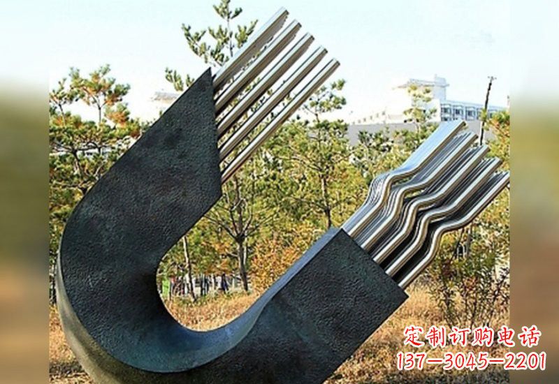 绵阳不锈钢磁铁雕塑绚丽多彩的艺术珍品