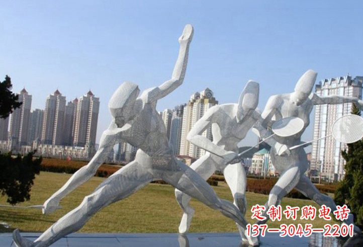 绵阳精致不锈钢羽毛球雕塑
