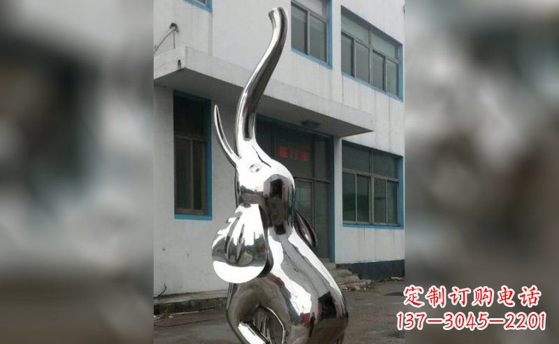 绵阳精致的不锈钢大象雕塑