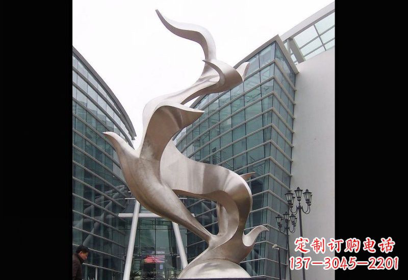 绵阳精美的不锈钢大雁雕塑