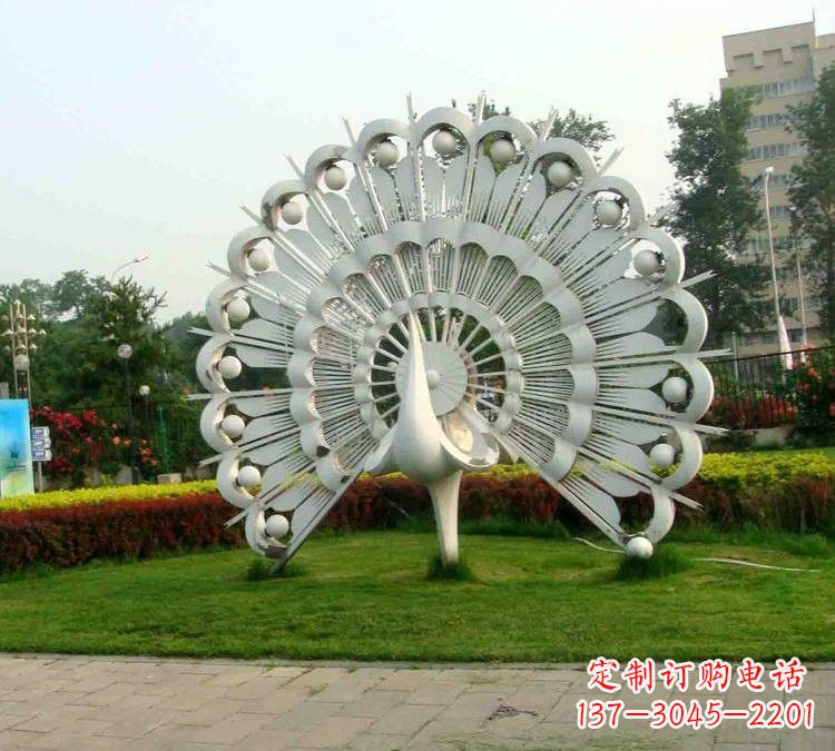 绵阳不锈钢孔雀雕塑