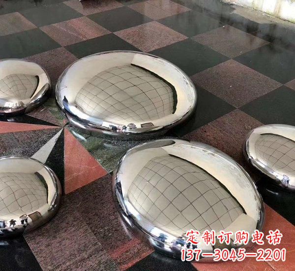 绵阳精致的不锈钢鹅卵石雕塑