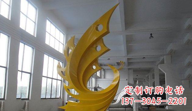 绵阳不锈钢凤凰雕塑——给生活添彩