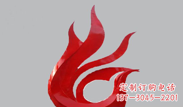 绵阳不锈钢凤凰雕塑——传承古代文化之美