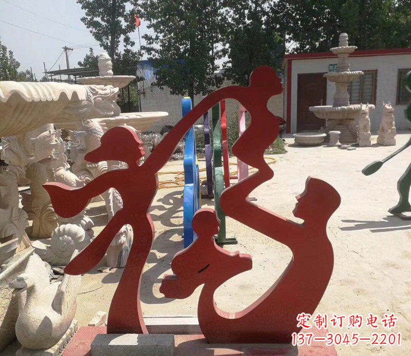 绵阳不锈钢福字雕塑