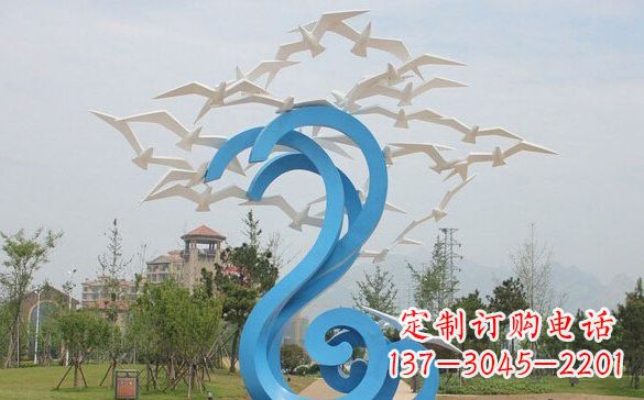绵阳不锈钢海鸥雕塑