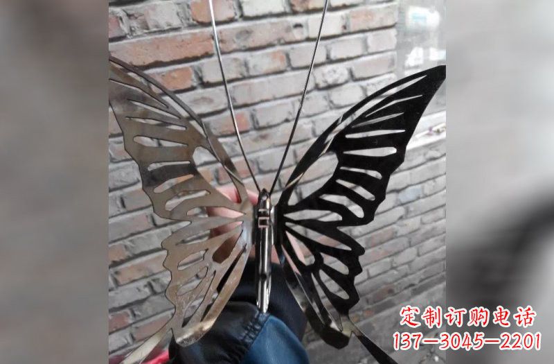 绵阳精美不锈钢蝴蝶雕塑