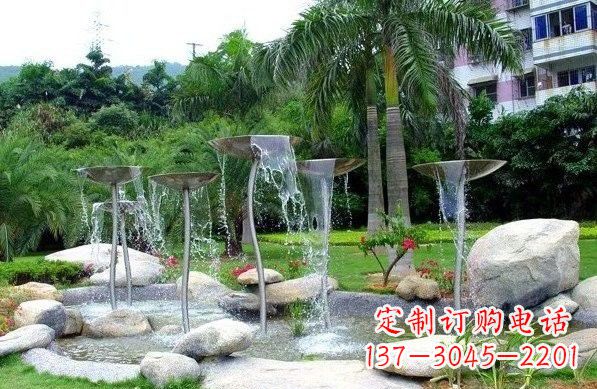 绵阳不锈钢喷泉雕塑艺术之美