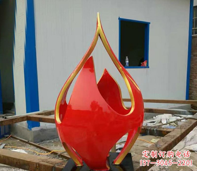 绵阳不锈钢龙雕塑点缀火龙果广场