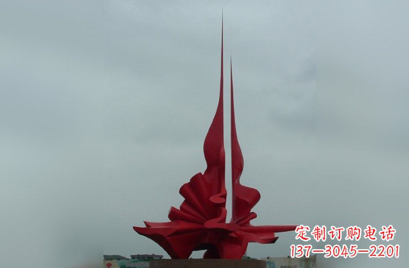绵阳精美不锈钢火炬雕塑