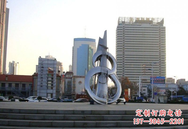 绵阳不锈钢吉他雕塑