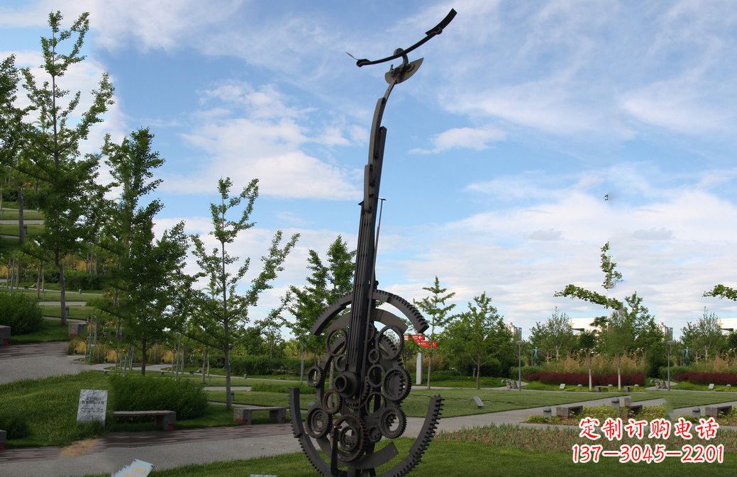 绵阳不锈钢吉他雕塑