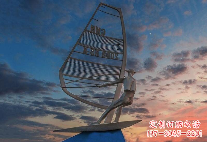 绵阳不锈钢帆船雕塑——象征着美丽的梦想