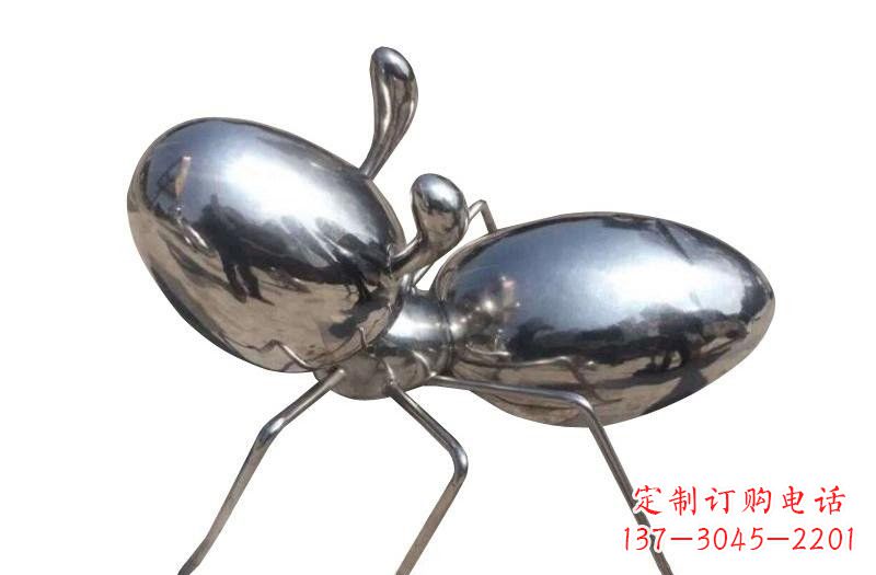 绵阳不锈钢抽象蚂蚁雕塑