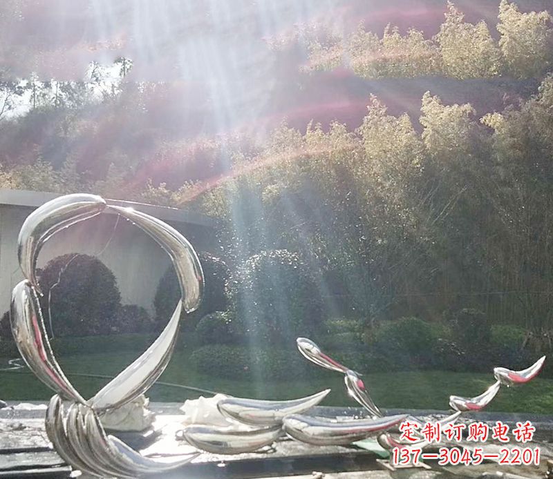 绵阳不锈钢鲤鱼雕塑——寓意美好的象征