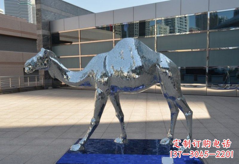 绵阳不锈钢骆驼雕塑
