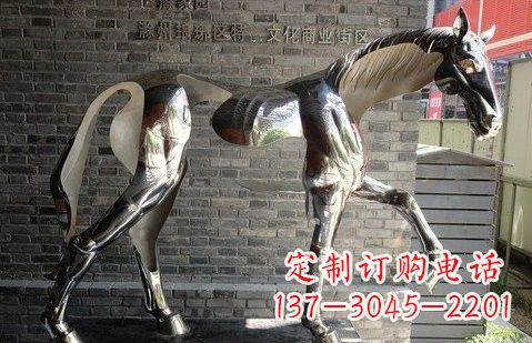 绵阳不锈钢马雕塑精美而又具有象征意义