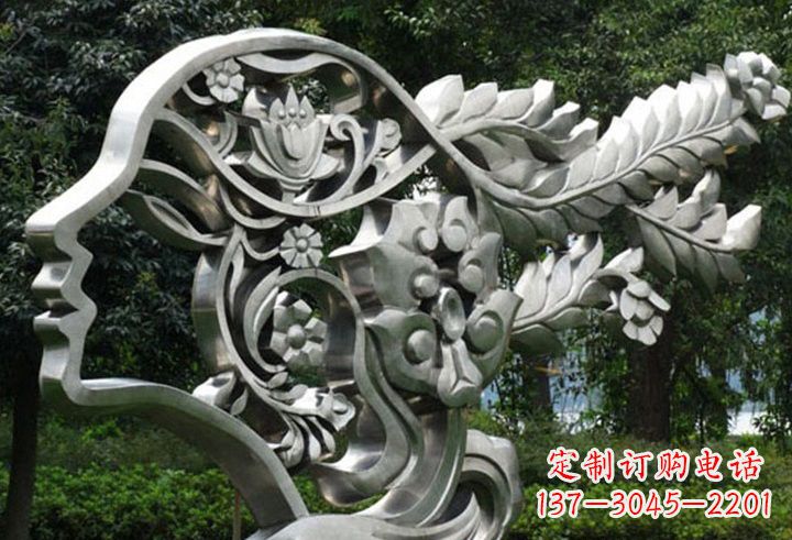 绵阳不锈钢美女雕塑一种流行的艺术形式