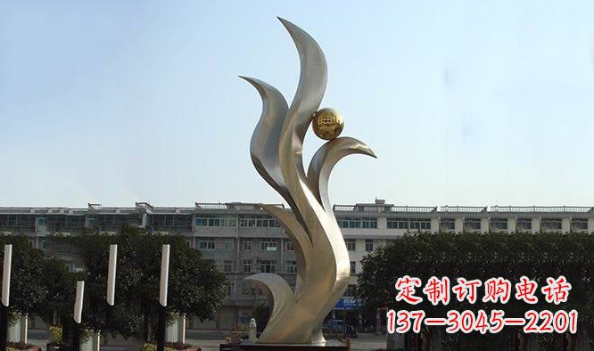 绵阳精美不锈钢凤凰雕塑