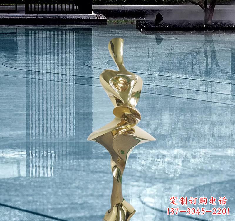 绵阳不锈钢材质的人体雕塑
