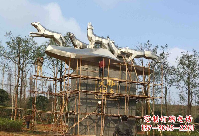 绵阳不锈钢动物雕塑