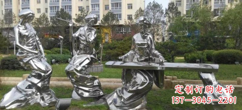 绵阳精致的不锈钢美女雕塑