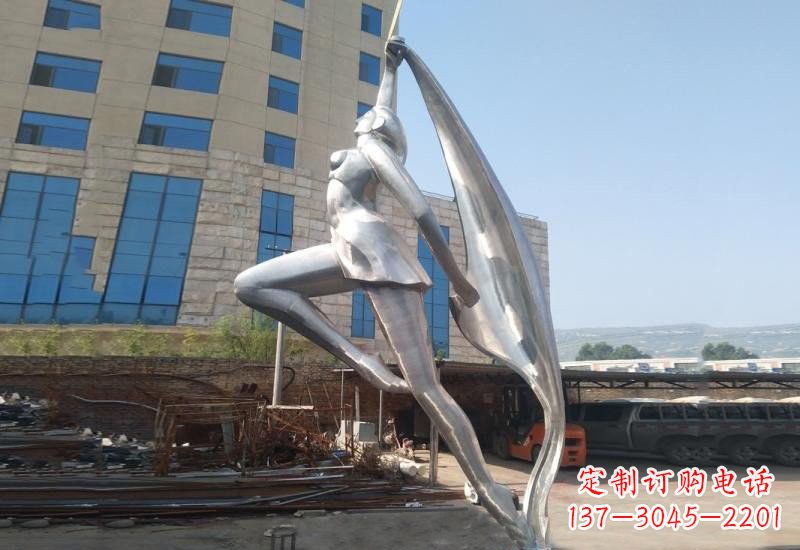 绵阳不锈钢女孩雕塑