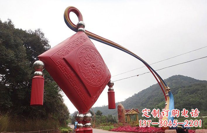 绵阳精美不锈钢拱门雕塑