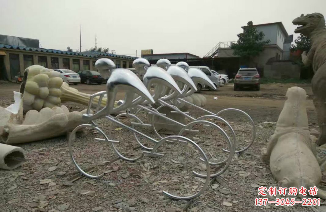 绵阳不锈钢自行车雕塑