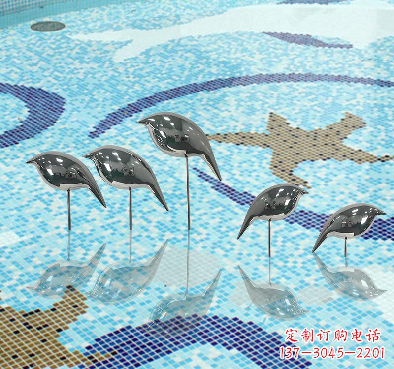 绵阳不锈钢创意鸽子雕塑展现精致美感