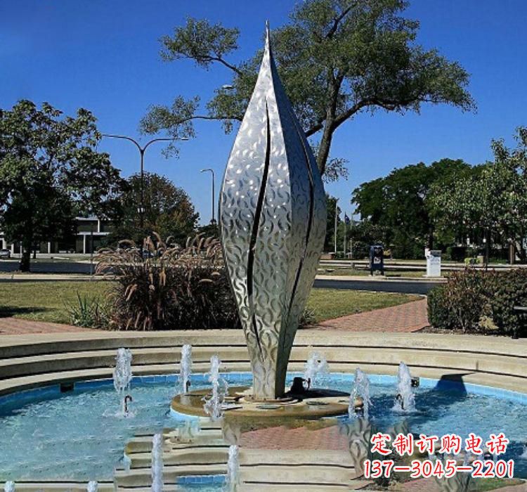 绵阳不锈钢创意喷泉雕塑