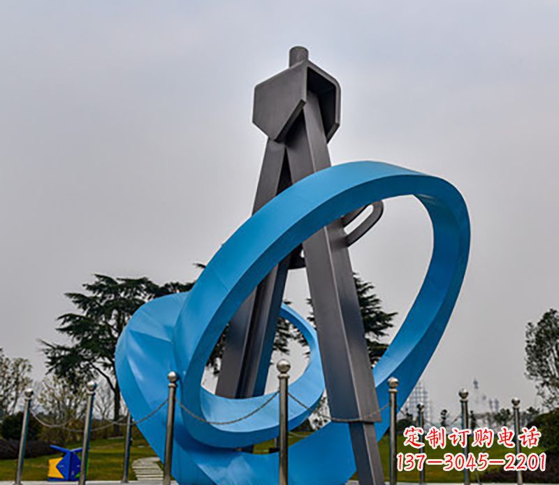 绵阳精美的不锈钢圆规雕塑