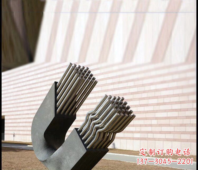 绵阳不锈钢磁铁雕塑,给景观带来无限魅力