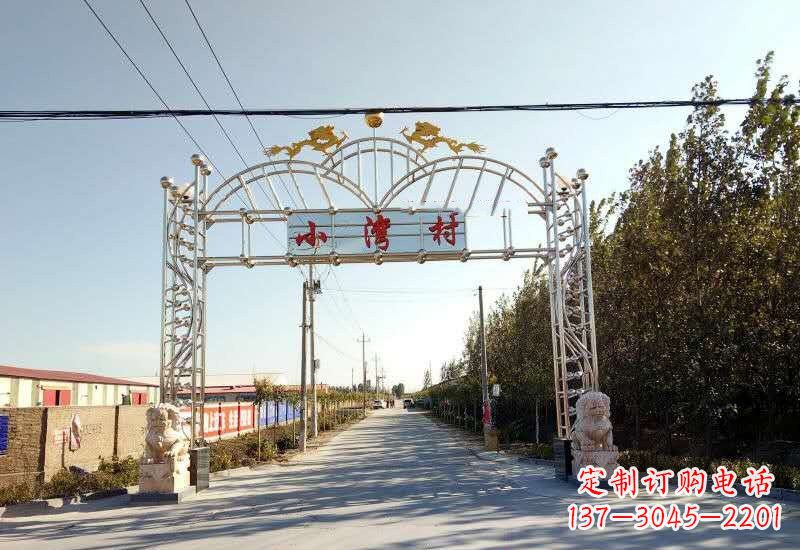 绵阳不锈钢牌坊雕塑让美丽的传统永存