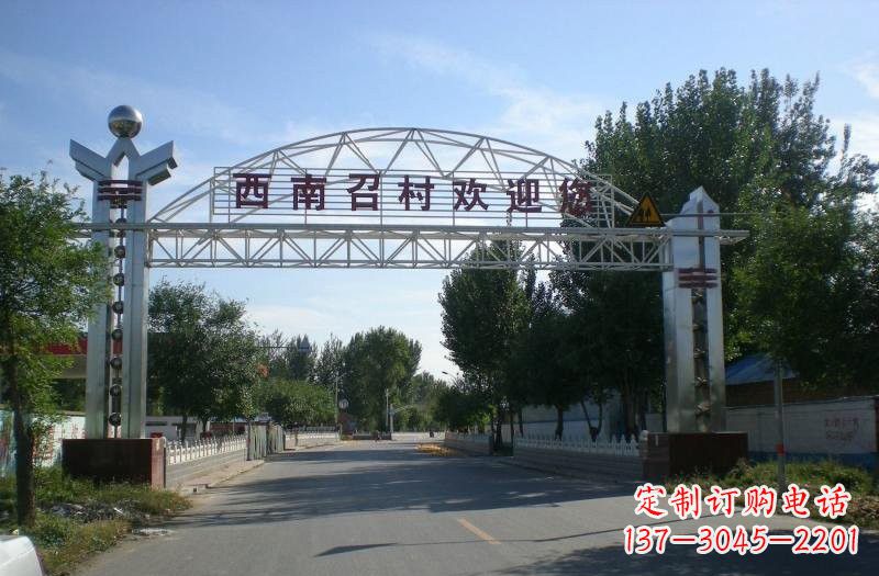 绵阳不锈钢牌坊雕塑传承传统文化