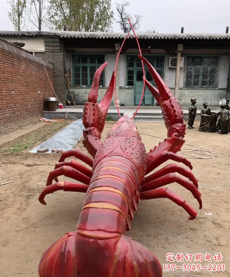 绵阳不锈钢大龙虾雕塑