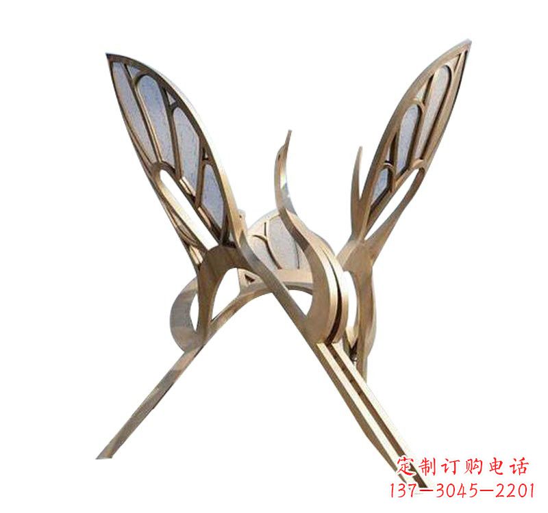 绵阳精美的不锈钢仙鹤雕塑